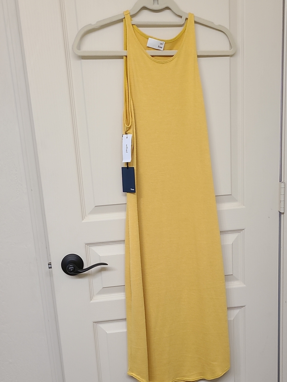 Wilfred FREE Yellow Tank Maxi Dress
